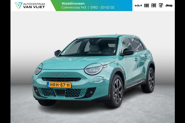 Fiat 600 1.2 Hybrid La Prima | Clima | Adapt. Cruise | Camera | BSM | 18" | Stoelverwarming | Apple Carplay | Elektr. A-Klep