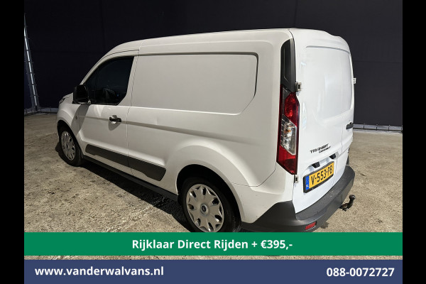 Ford Transit Connect 1.5 TDCI 101pk L1H1 Euro6 *Rijklaar Direct Rijden* Airco | 3-Zits | Cruisecontrol | Trekhaak Verwarmde voorruit, Bijrijdersbank
