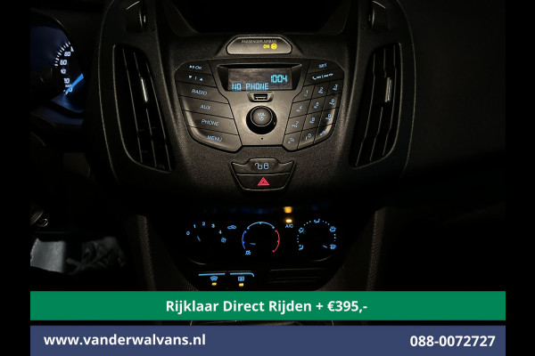 Ford Transit Connect 1.5 TDCI 101pk L1H1 Euro6 *Rijklaar Direct Rijden* Airco | 3-Zits | Cruisecontrol | Trekhaak Verwarmde voorruit, Bijrijdersbank