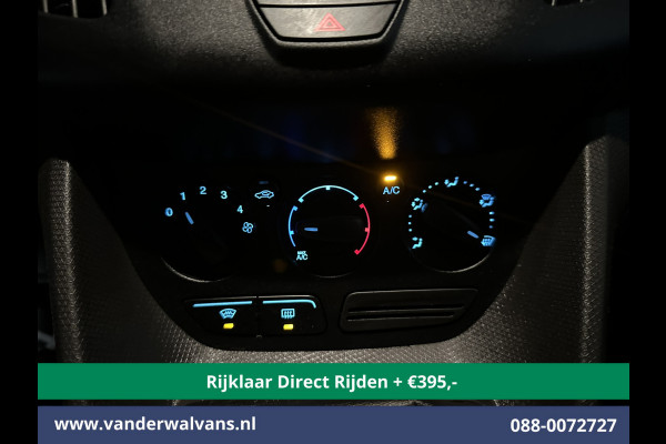 Ford Transit Connect 1.5 TDCI 101pk L1H1 Euro6 *Rijklaar Direct Rijden* Airco | 3-Zits | Cruisecontrol | Trekhaak Verwarmde voorruit, Bijrijdersbank