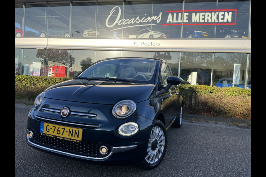 Fiat 500C 0.9 TwinAir Turbo Lounge Cruise control - Airco - Navigatie full map - Bluetooth - Radio - Start/stop systeem