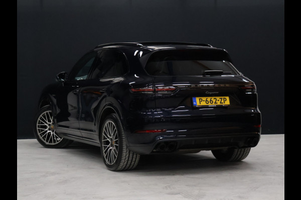 Porsche Cayenne 3.0 E-Hybrid Platinum Edition [SCHUIFKANTELDAK, SPORT CHRONO, SOFTCLOSE, TREKHAAK INKLAPBAAR, LUCHTVERING, APPLE CARPLAY, ANDROID, MEMORY SEATS, BOSE SOUND, 360 CAMERA, HEAD-UP, ADAPTIVE CRUISE, STOELVENTILATIE, STOELVERW