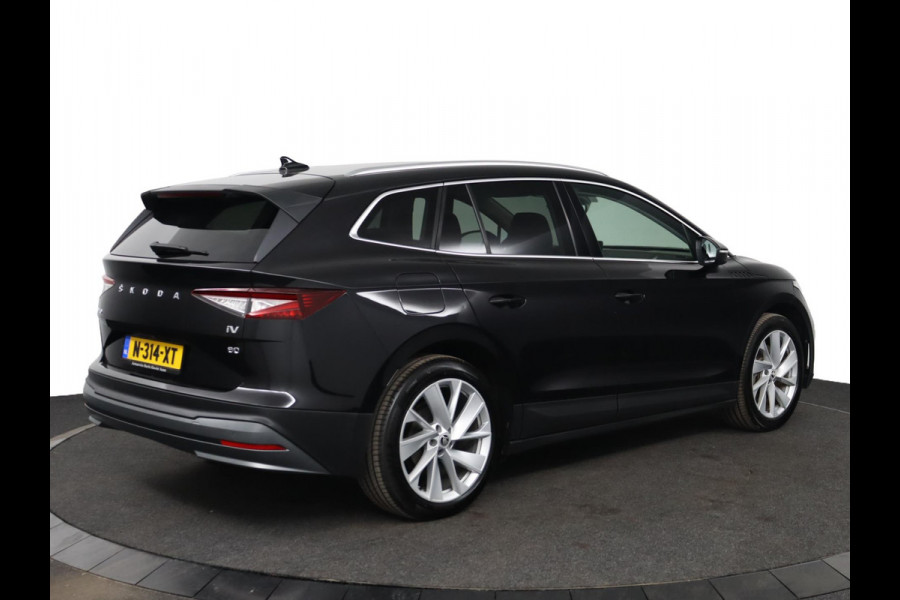 Škoda ENYAQ iV 80 Founders Edition Black|Leer|SOH 93%|Camera|Stoelverwarming
