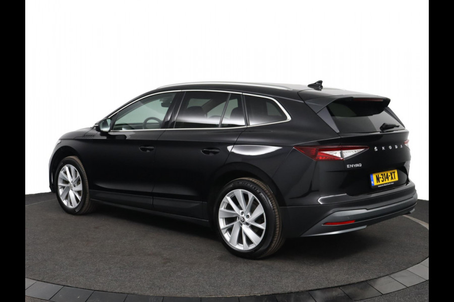 Škoda ENYAQ iV 80 Founders Edition Black|Leer|SOH 93%|Camera|Stoelverwarming