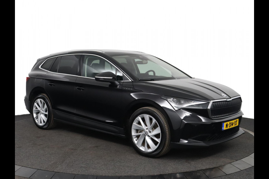Škoda ENYAQ iV 80 Founders Edition Black|Leer|SOH 93%|Camera|Stoelverwarming