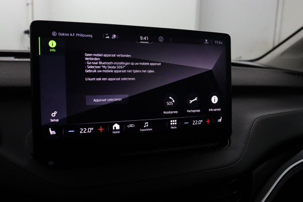 Škoda ENYAQ iV 80 Founders Edition Black|Leer|SOH 93%|Camera|Stoelverwarming