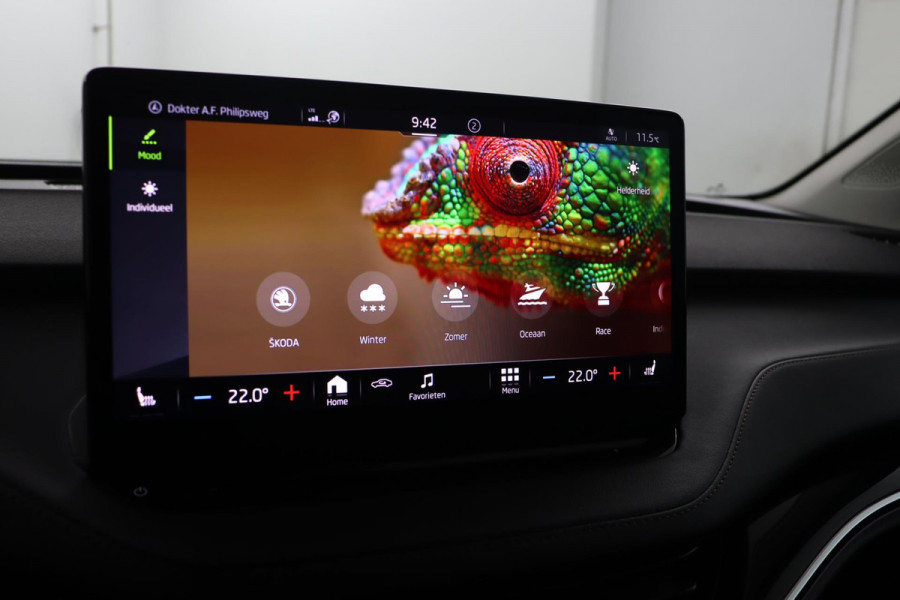 Škoda ENYAQ iV 80 Founders Edition Black|Leer|SOH 93%|Camera|Stoelverwarming