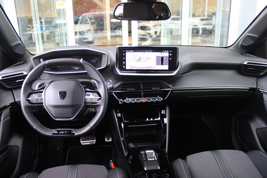 Peugeot 208 GT 1.2 Hybrid 145PK e-DCS6 | NAVIGATIE | DRAADLOZE APPLE CARPLAY/ANDROID AUTO | CAMERA VOOR + ACHTER | FULL LED KOPLAMPEN | LICHTMETALEN VELGEN 17" | DODEHOEK DETECTIE | DRAADLOZE TELEFOONLADER | KEYLESS ENTRY/START | DAB+ RADIO | ADAPTIVE CRUISE CONTROL |