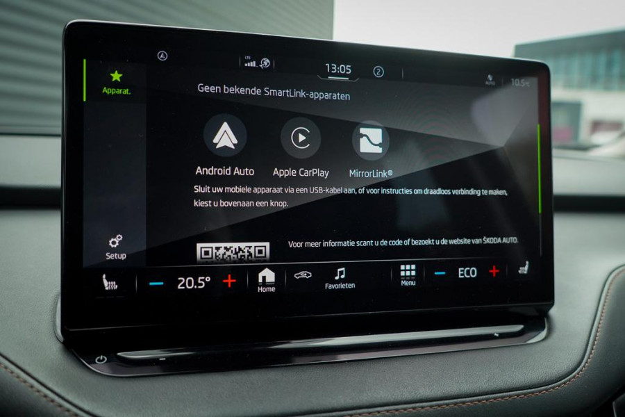 Škoda ENYAQ iV 80 / Comfort Pack / Leder / 21'' / Warmtepomp / Adaptive Cruise / Incl BTW