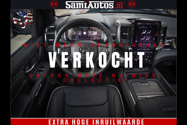 Dodge Ram 1500 Limited Night High Output 540HP 706Nm | Massage + Full Option | De Meest Luxe en Volle Pick-Up in zijn Klasse | Comfortabele Dubbele Cabine met Royale 5 Zitplaatsen | BPM vrij | Nu Leverbaar uit Voorraad | Voorraad Nr 2293 - 7688