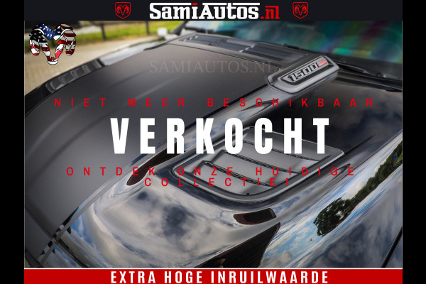 Dodge Ram 1500 Limited Night High Output 540HP 706Nm | Massage + Full Option | De Meest Luxe en Volle Pick-Up in zijn Klasse | Comfortabele Dubbele Cabine met Royale 5 Zitplaatsen | BPM vrij | Nu Leverbaar uit Voorraad | Voorraad Nr 2293 - 7688