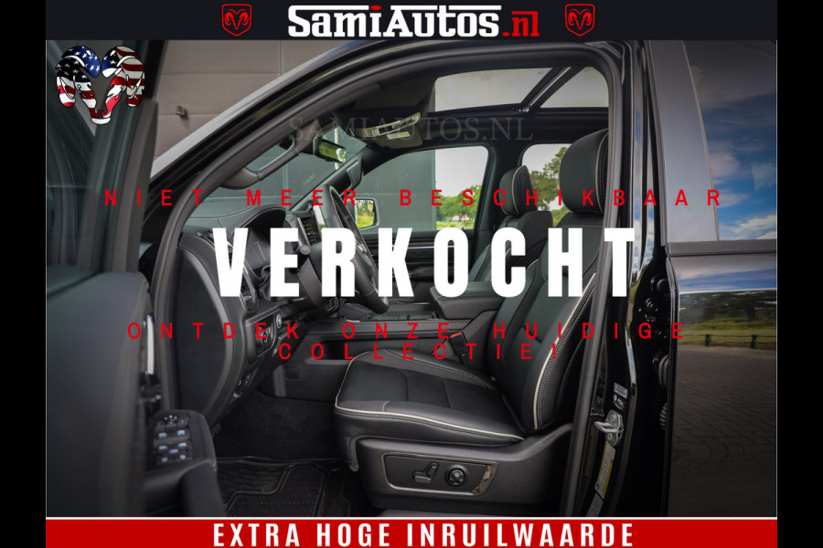 Dodge Ram 1500 Limited Night High Output 540HP 706Nm | Massage + Full Option | De Meest Luxe en Volle Pick-Up in zijn Klasse | Comfortabele Dubbele Cabine met Royale 5 Zitplaatsen | BPM vrij | Nu Leverbaar uit Voorraad | Voorraad Nr 2293 - 7688