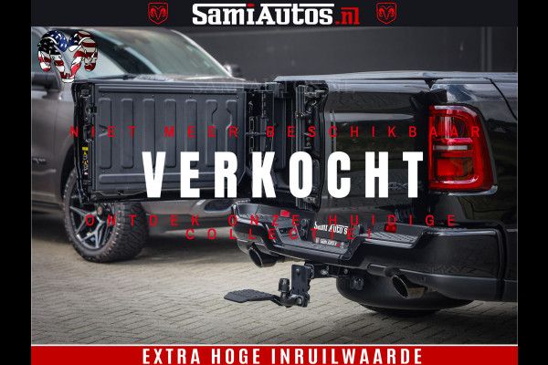 Dodge Ram 1500 Limited Night High Output 540HP 706Nm | Massage + Full Option | De Meest Luxe en Volle Pick-Up in zijn Klasse | Comfortabele Dubbele Cabine met Royale 5 Zitplaatsen | BPM vrij | Nu Leverbaar uit Voorraad | Voorraad Nr 2293 - 7688