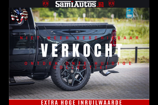 Dodge Ram 1500 Limited Night High Output 540HP 706Nm | Massage + Full Option | De Meest Luxe en Volle Pick-Up in zijn Klasse | Comfortabele Dubbele Cabine met Royale 5 Zitplaatsen | BPM vrij | Nu Leverbaar uit Voorraad | Voorraad Nr 2293 - 7688