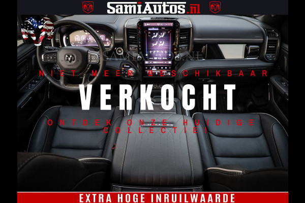 Dodge Ram 1500 Limited Night High Output 540HP 706Nm | Massage + Full Option | De Meest Luxe en Volle Pick-Up in zijn Klasse | Comfortabele Dubbele Cabine met Royale 5 Zitplaatsen | BPM vrij | Nu Leverbaar uit Voorraad | Voorraad Nr 2350 - 5181