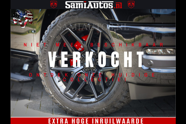 Dodge Ram 1500 Limited Night High Output 540HP 706Nm | Massage + Full Option | De Meest Luxe en Volle Pick-Up in zijn Klasse | Comfortabele Dubbele Cabine met Royale 5 Zitplaatsen | BPM vrij | Nu Leverbaar uit Voorraad | Voorraad Nr 2350 - 5181