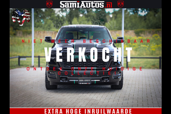 Dodge Ram 1500 Limited Night High Output 540HP 706Nm | Massage + Full Option | De Meest Luxe en Volle Pick-Up in zijn Klasse | Comfortabele Dubbele Cabine met Royale 5 Zitplaatsen | BPM vrij | Nu Leverbaar uit Voorraad | Voorraad Nr 2350 - 5181
