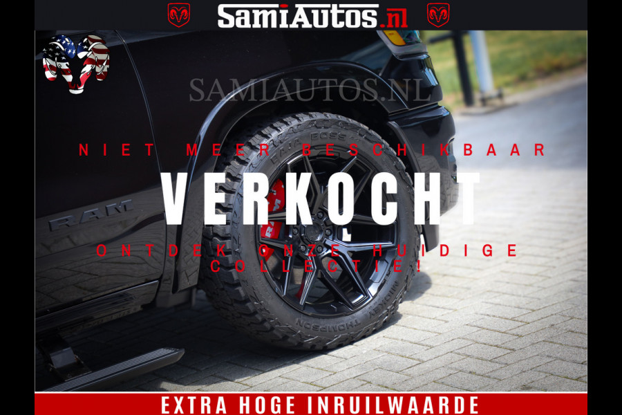 Dodge Ram 1500 Limited Night High Output 540HP 706Nm | Massage + Full Option | De Meest Luxe en Volle Pick-Up in zijn Klasse | Comfortabele Dubbele Cabine met Royale 5 Zitplaatsen | BPM vrij | Nu Leverbaar uit Voorraad | Voorraad Nr 2350 - 5181