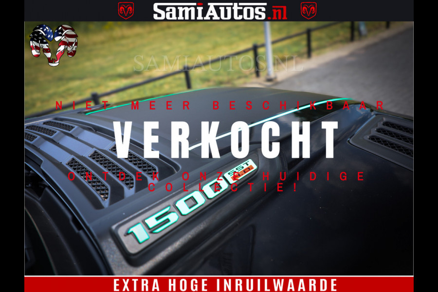 Dodge Ram 1500 Limited Night High Output 540HP 706Nm | Massage + Full Option | De Meest Luxe en Volle Pick-Up in zijn Klasse | Comfortabele Dubbele Cabine met Royale 5 Zitplaatsen | BPM vrij | Nu Leverbaar uit Voorraad | Voorraad Nr 2350 - 5181