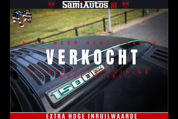 Dodge Ram 1500 Limited Night High Output 540HP 706Nm | Massage + Full Option | De Meest Luxe en Volle Pick-Up in zijn Klasse | Comfortabele Dubbele Cabine met Royale 5 Zitplaatsen | BPM vrij | Nu Leverbaar uit Voorraad | Voorraad Nr 2350 - 5181