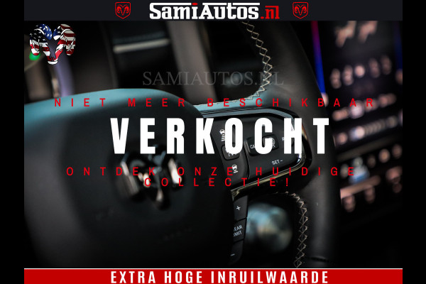 Dodge Ram 1500 Limited Night High Output 540HP 706Nm | Massage + Full Option | De Meest Luxe en Volle Pick-Up in zijn Klasse | Comfortabele Dubbele Cabine met Royale 5 Zitplaatsen | BPM vrij | Nu Leverbaar uit Voorraad | Voorraad Nr 2350 - 5181