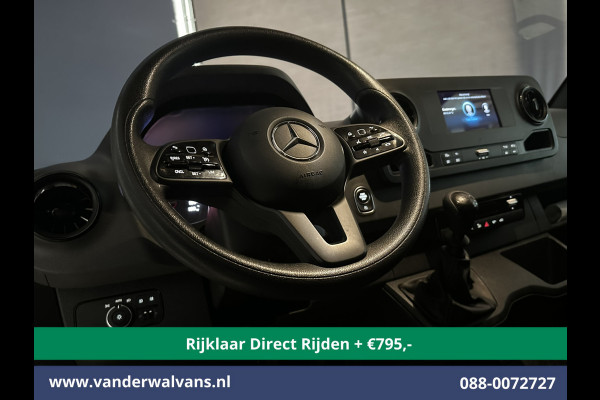 Mercedes-Benz Sprinter 317 CDI 170pk L3H2 Euro6 *Rijklaar Direct Rijden* Airco | 360 graden Camera | Navigatie | Apple Carplay | Android Auto | Cruisec Chauffeursstoel, Stoelverwarming, Parkeersensoren, Bijrijdersbank
