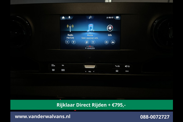 Mercedes-Benz Sprinter 317 CDI 170pk L3H2 Euro6 *Rijklaar Direct Rijden* Airco | 360 graden Camera | Navigatie | Apple Carplay | Android Auto | Cruisec Chauffeursstoel, Stoelverwarming, Parkeersensoren, Bijrijdersbank