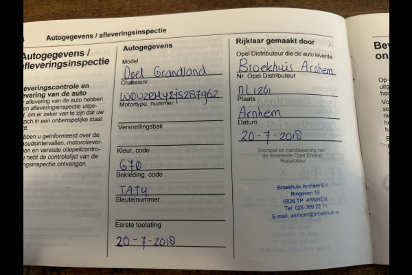 Opel Grandland X 1.2 Turbo 130pk Leder, Camera, Trekhaak, 1e Eigenaar