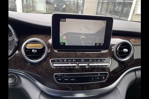Mercedes-Benz V-Klasse 250d 190pk automaat Lang L2H1 DC 5 persoons Avantgarde / vaste prijs rijklaar € 39.950 marge / lease vanaf € 652 / zwart leer / electrische schuifdeuren / zwart metallic / burmester