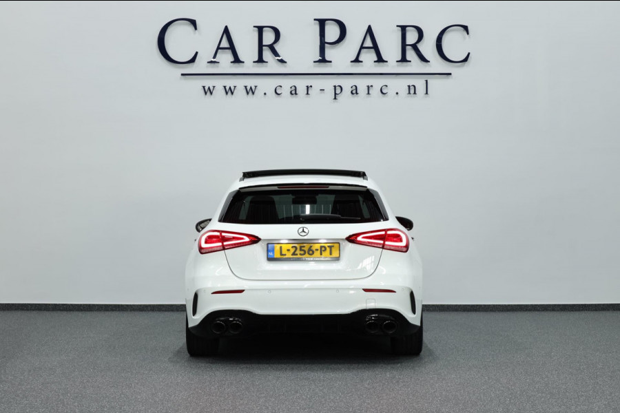 Mercedes-Benz A-Klasse 200 / 45 AMG LED/VIRTUAL/SFEER/PANO/HALF LEDER+S.VERWARMING/LMV/360 CAM/LINE/ACC/ECC/12 MDN GARANTIE!
