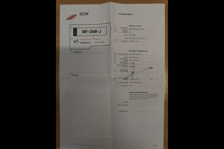 Mitsubishi Space Star 1.0 Intense+ clima | lmv stuurbediening