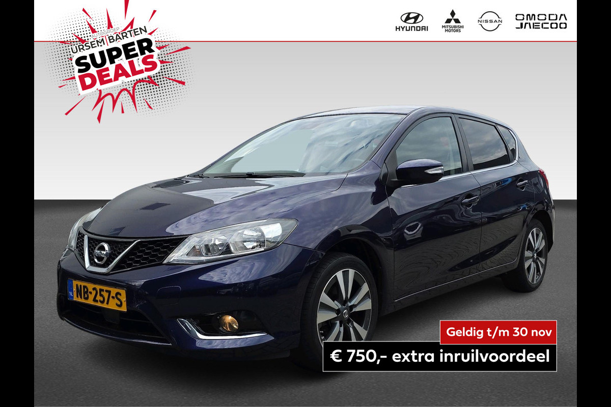 Nissan Pulsar 1.2 DIG-T N-Connecta | Navigatie | Climate control | Cruise control | Trekhaak |