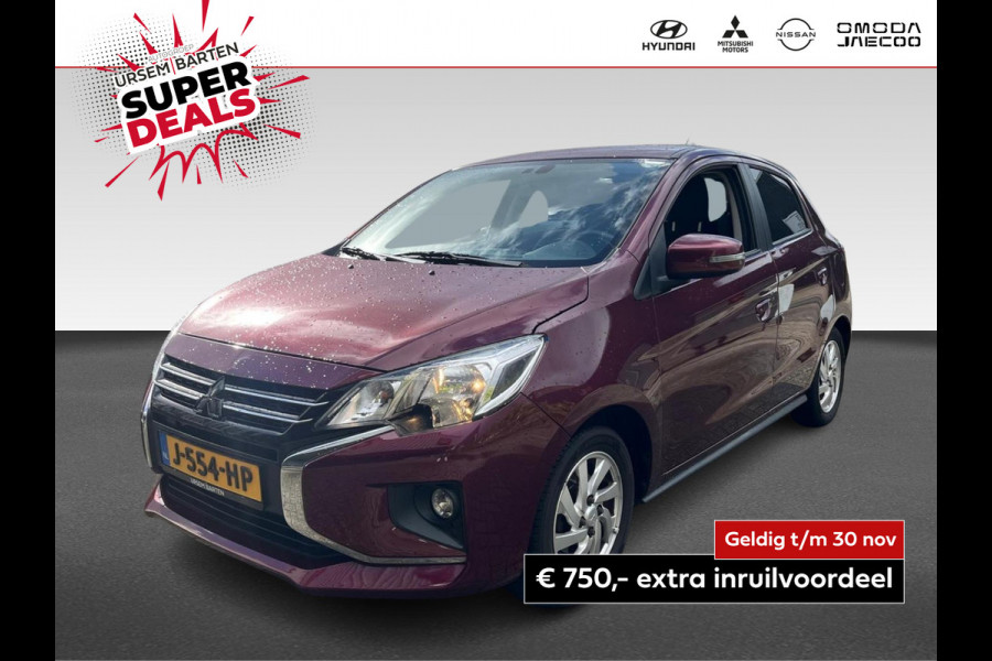 Mitsubishi Space Star 1.2 Nova | automaat | navigatie | stoelverwarming | climate control | cruise control | Apple Carplay/Android Auto | achteruitrijcamera