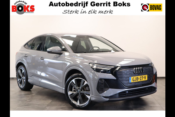 Audi Q4 Sportback e-tron 45 Advanced edition 82 kWh Adapt. cruise stoelverw Camera Elec. achterklep 24 maanden garantie mogelijk (*vraag naar de voorwaarden)