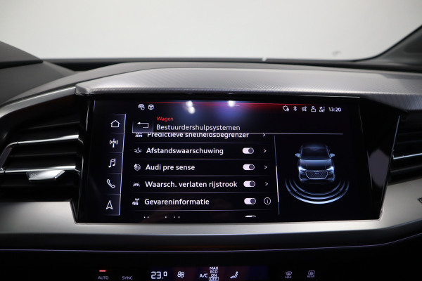 Audi Q4 Sportback e-tron 45 Advanced edition 82 kWh Adapt. cruise stoelverw Camera Elec. achterklep 24 maanden garantie mogelijk (*vraag naar de voorwaarden)