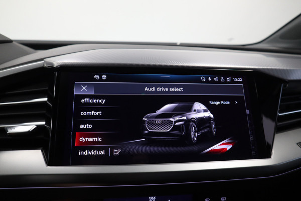 Audi Q4 Sportback e-tron 45 Advanced edition 82 kWh Adapt. cruise stoelverw Camera Elec. achterklep 24 maanden garantie mogelijk (*vraag naar de voorwaarden)