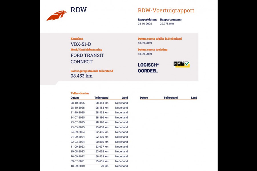 Ford Transit Connect 1.5 EcoBlue Euro 6 Lang L2 - Sortimo - Omvormer 220V - Trekhaak