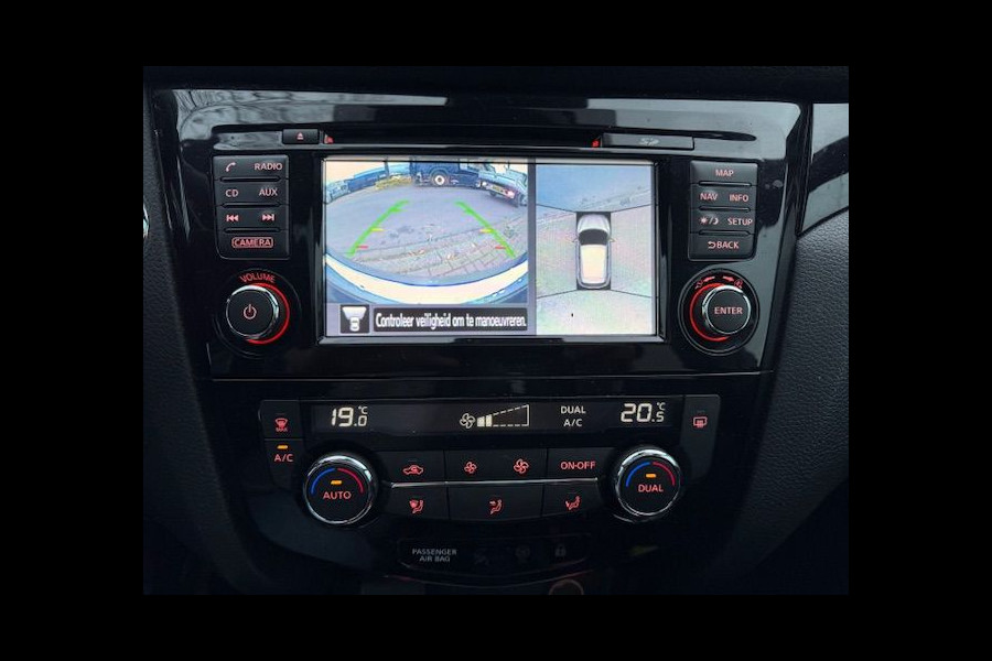 Nissan QASHQAI 1.6 Turbo 164pk N-Vision Airco/ECC,Navigatie,Camera,Panoramadak,Leder/Alcantara Interieur