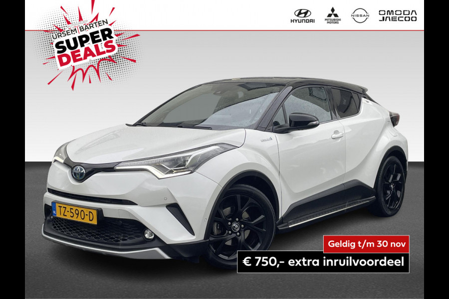 Toyota C-HR 1.8 Hybrid Bi-Tone | leder | JBL Audio | Twotone | trekhaak | sidebars | navigatie