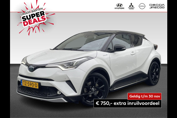 Toyota C-HR 1.8 Hybrid Bi-Tone | leder | JBL Audio | Twotone | trekhaak | sidebars | navigatie