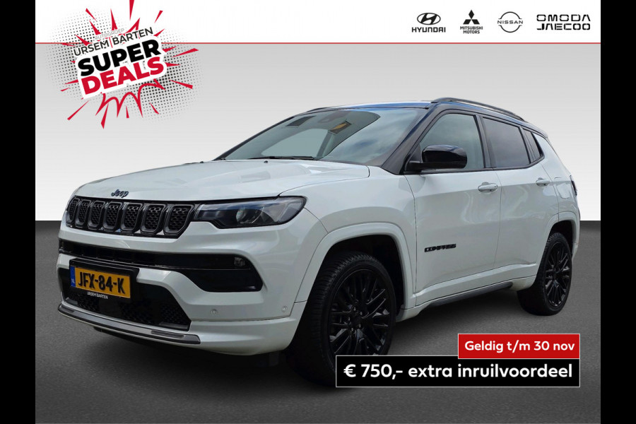 Jeep Compass 4xe 240 Plug-in Hybrid Electric S | Automaat | 4x4 | Volleder | Stoelen Elektrisch | Achtrijcamera/Parkeersensoren |
