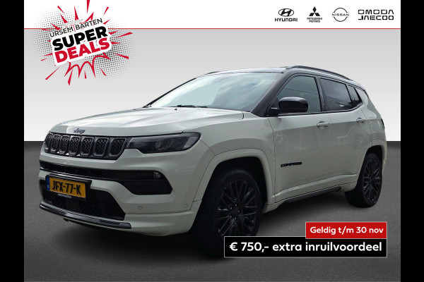 Jeep Compass 4xe 240 Plug-in Hybrid Electric S | Automaat | 4x4 | Volleder | Stoelen Elektrisch | Achtrijcamera/Parkeersensoren |