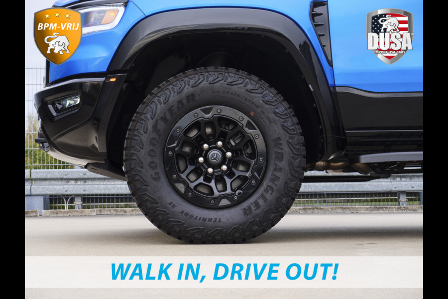 Dodge Ram | RHO | 3.0L Twin-Turbo I6 | 4x4 | Crew Cab | Black Edition | Panoramadak | 14,4-inch Touchscreen | Passenger Display | Getoonde accessoires zijn verkrijgbaar tegen meerprijs