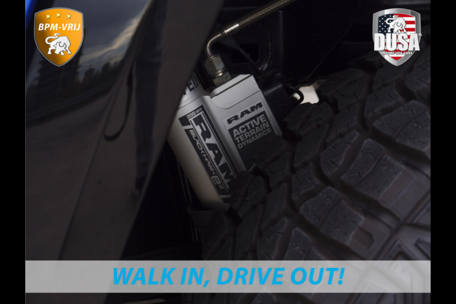 Dodge Ram | RHO | 3.0L Twin-Turbo I6 | 4x4 | Crew Cab | Black Edition | Panoramadak | 14,4-inch Touchscreen | Passenger Display | Getoonde accessoires zijn verkrijgbaar tegen meerprijs