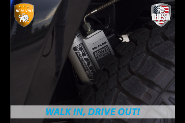 Dodge Ram | RHO | 3.0L Twin-Turbo I6 | 4x4 | Crew Cab | Black Edition | Panoramadak | 14,4-inch Touchscreen | Passenger Display | Getoonde accessoires zijn verkrijgbaar tegen meerprijs