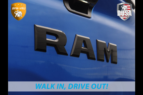 Dodge Ram | RHO | 3.0L Twin-Turbo I6 | 4x4 | Crew Cab | Black Edition | Panoramadak | 14,4-inch Touchscreen | Passenger Display | Getoonde accessoires zijn verkrijgbaar tegen meerprijs