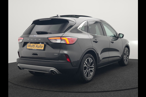 Ford Kuga 2.5 Titanium Plug In Hybrid 225pk Dealer O.H. PHEV | Panodak | Trekhaak Afneembaar | Adaptive Cruise | 360 Camera | Bang&Olufsen | Sportstoelen & Stuur Verwarmd | Keyless | Blis | Navigatie | DAB |