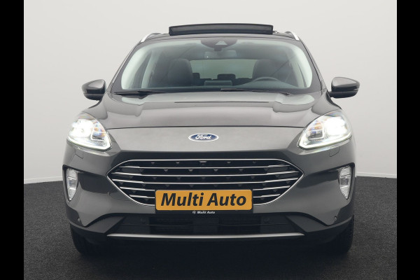 Ford Kuga 2.5 Titanium Plug In Hybrid 225pk Dealer O.H. PHEV | Panodak | Trekhaak Afneembaar | Adaptive Cruise | 360 Camera | Bang&Olufsen | Sportstoelen & Stuur Verwarmd | Keyless | Blis | Navigatie | DAB |
