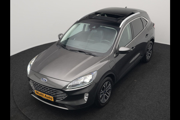 Ford Kuga 2.5 Titanium Plug In Hybrid 225pk Dealer O.H. PHEV | Panodak | Trekhaak Afneembaar | Adaptive Cruise | 360 Camera | Bang&Olufsen | Sportstoelen & Stuur Verwarmd | Keyless | Blis | Navigatie | DAB |