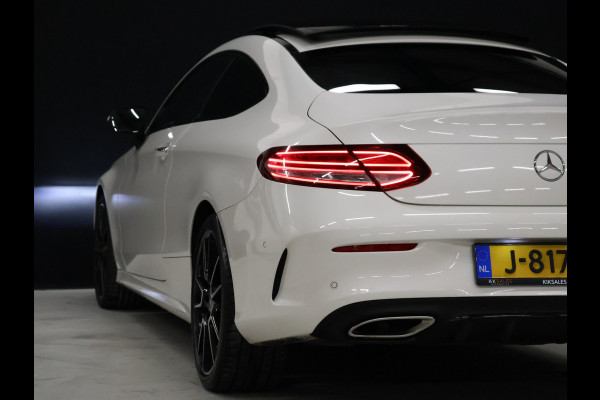 Mercedes-Benz C-Klasse Coupé 300 Sport Edition [SCHUIFKANTELDAK, PDC V+A, CAMERA 360, APPLE CARPLAY, ANDROID AUTO, CRUISE CONTROL, BURMESTER, STOELVERWARMING, FLIPPERS, NIEUWSTAAT]
